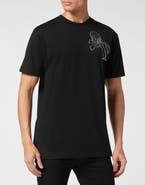 PHILIPP PLEIN T-Shirt Round Neck Ss Wire Frame Men