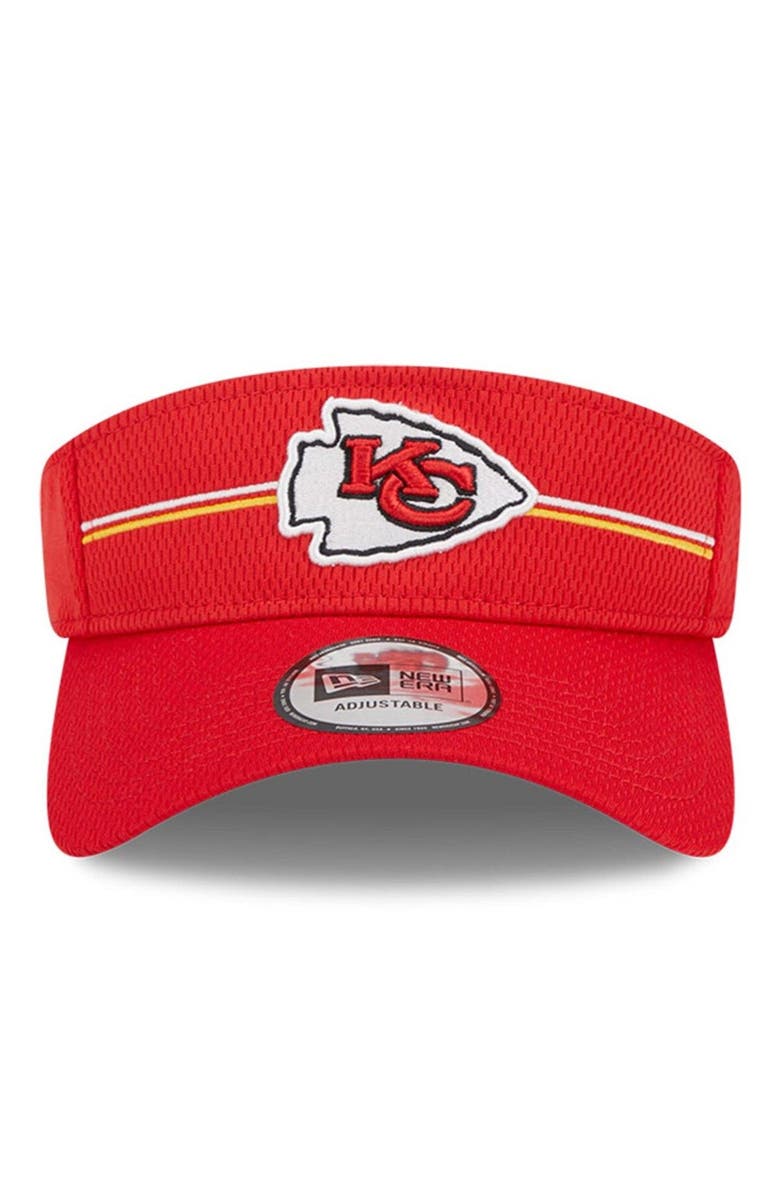 New Era Men's New Era Red Kansas City Chiefs 2023 NFL Training Camp Adjustable Visor, Alternate, color, 