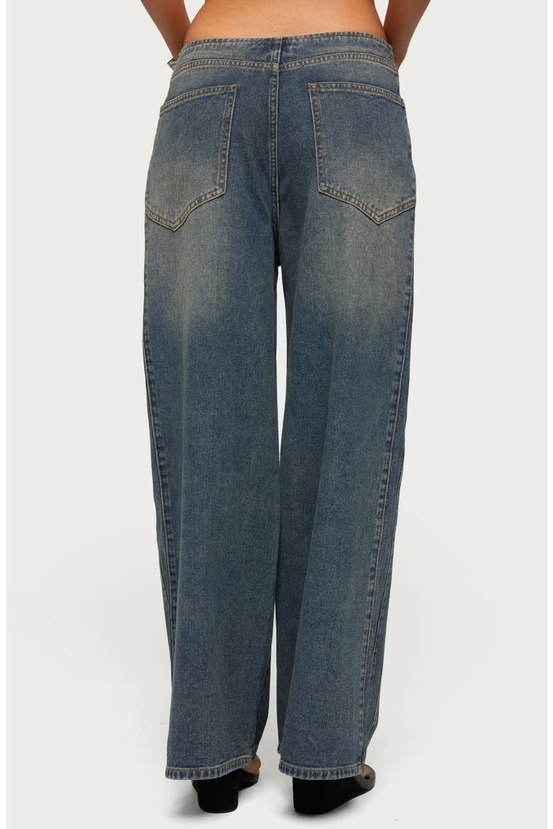 Elia Wide Leg Jeans, Alternate, color, BLUE-WASHED