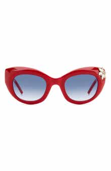 50mm Gradient Cat Eye Sunglasses