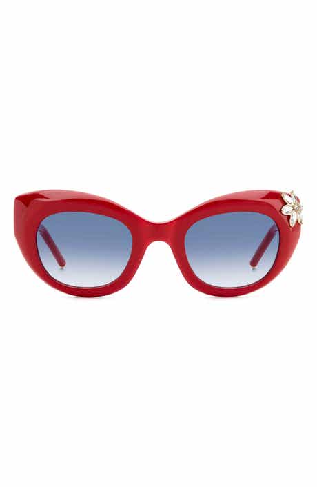 50mm Gradient Cat Eye Sunglasses