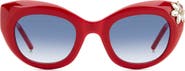 Carolina Herrera 50mm Gradient Cat Eye Sunglasses