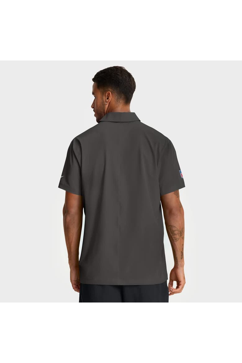 Men's Nike Pewter Tampa Bay Buccaneers Sideline City Pride Woven Performance Polo, Alternate, color, Pewter