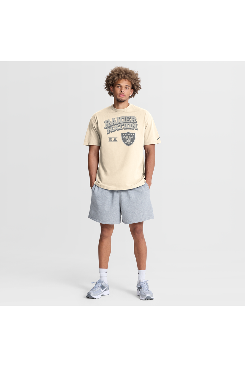 Men's Nike Natural Las Vegas Raiders Vintage Mod Blown Away Max90 T-Shirt, Alternate, color, Natural