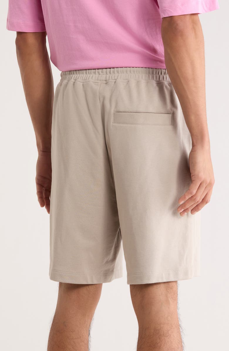 BOSS Deono Knit Shorts, Alternate, color, Light/ Pastel Grey