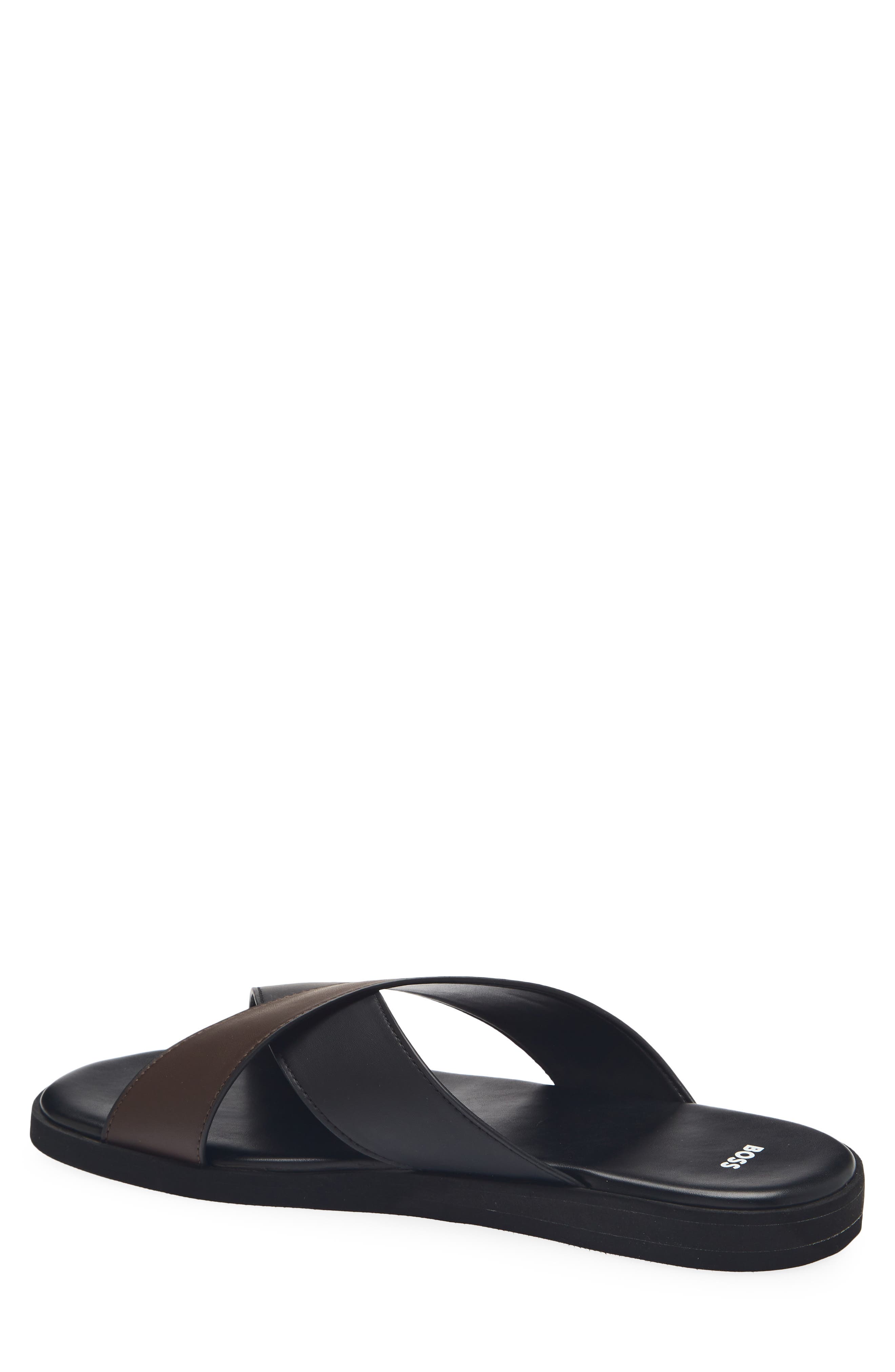 BOSS Darrel Slide Sandal, Alternate, color, Black