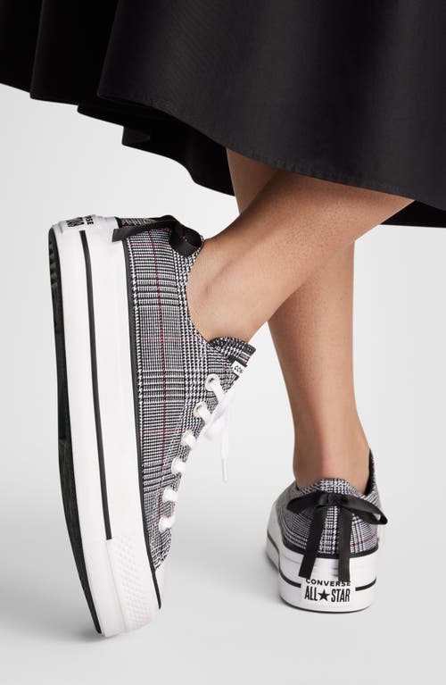Converse Chuck Taylor All Star Lift Plaid Low Top Platform Sneaker In Multi