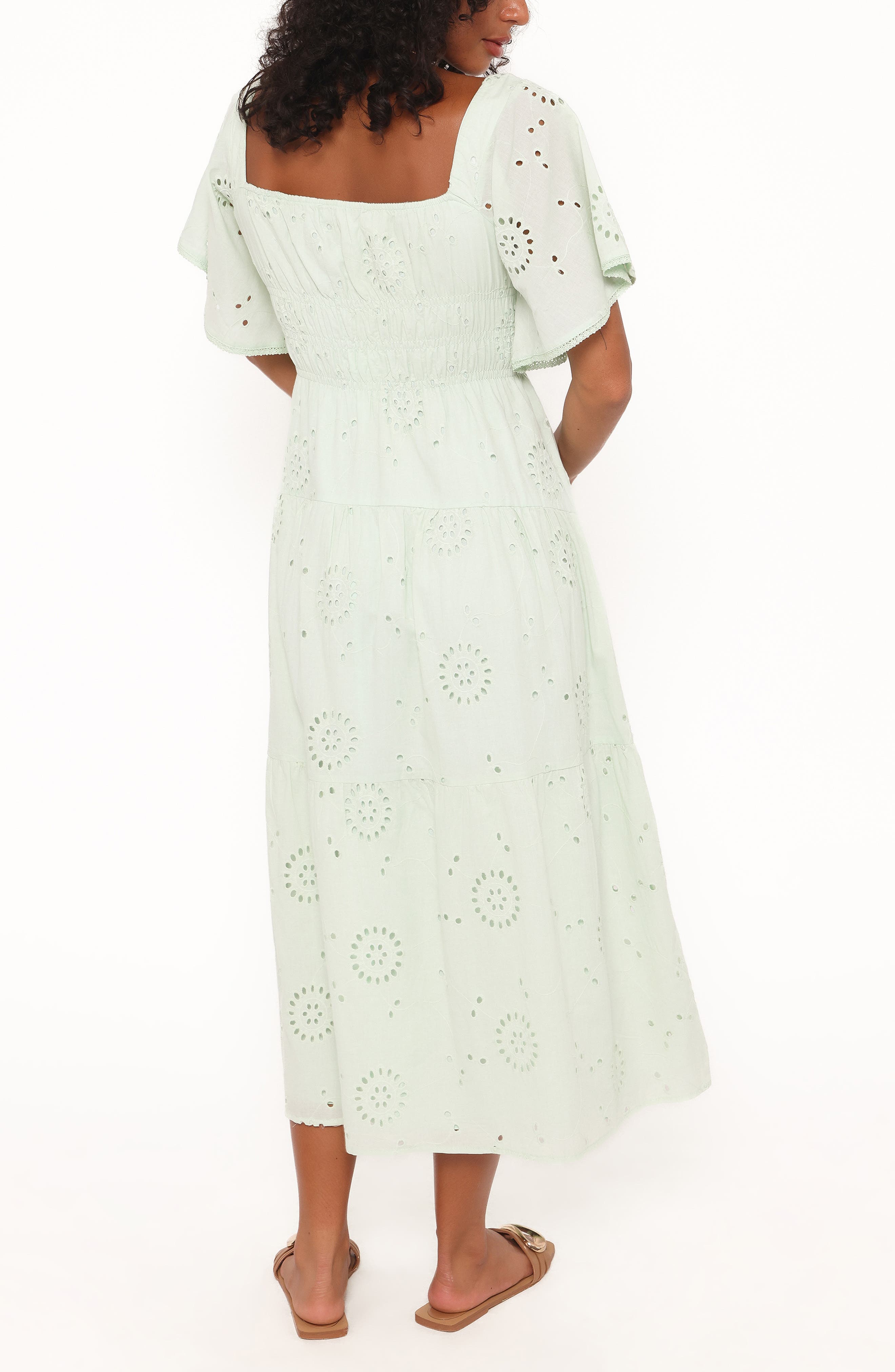 Tierney Eyelet Embroidered Midi Dress - image 4