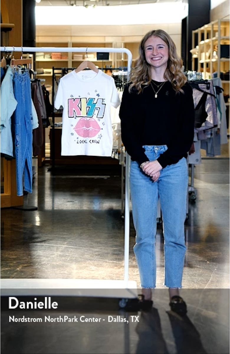 Kids' Kiss Graphic T-Shirt, sales video thumbnail