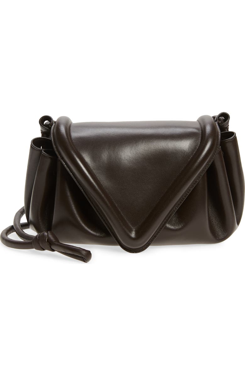 Bottega Veneta Medium Beak Triangle Flap Leather Shoulder Bag, Main, color,