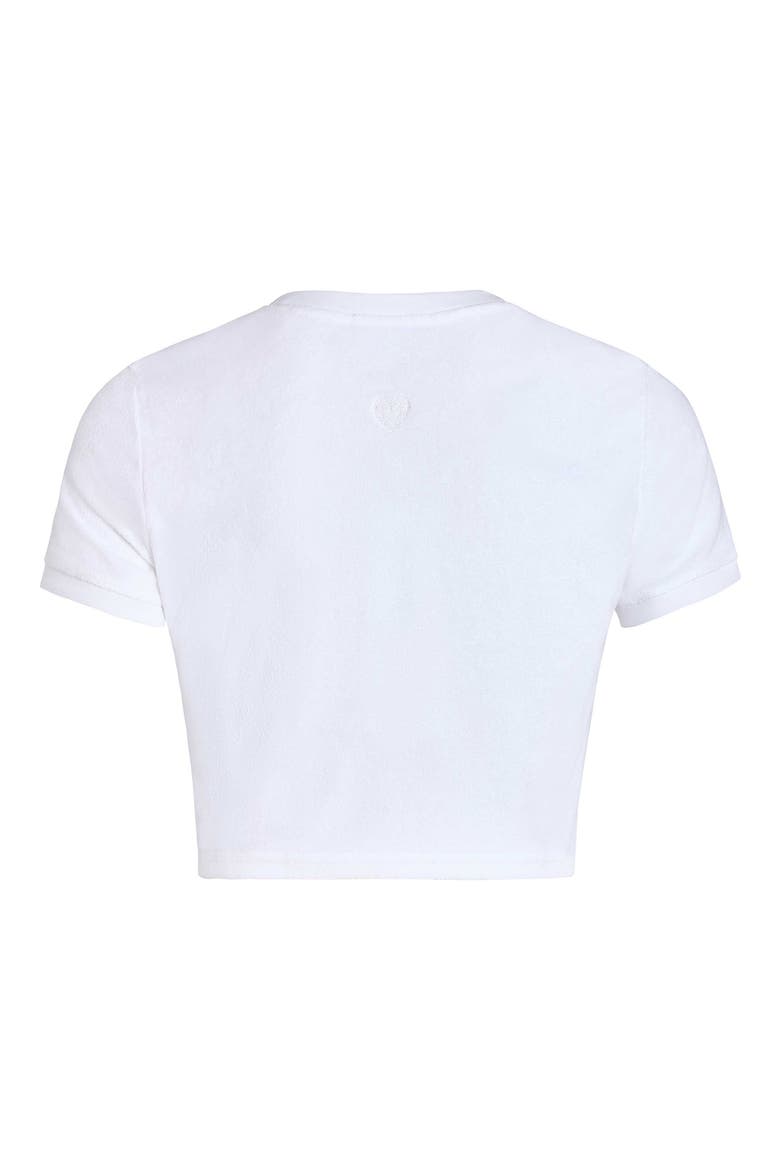 Terry Bride Baby Tee, Alternate, color, White