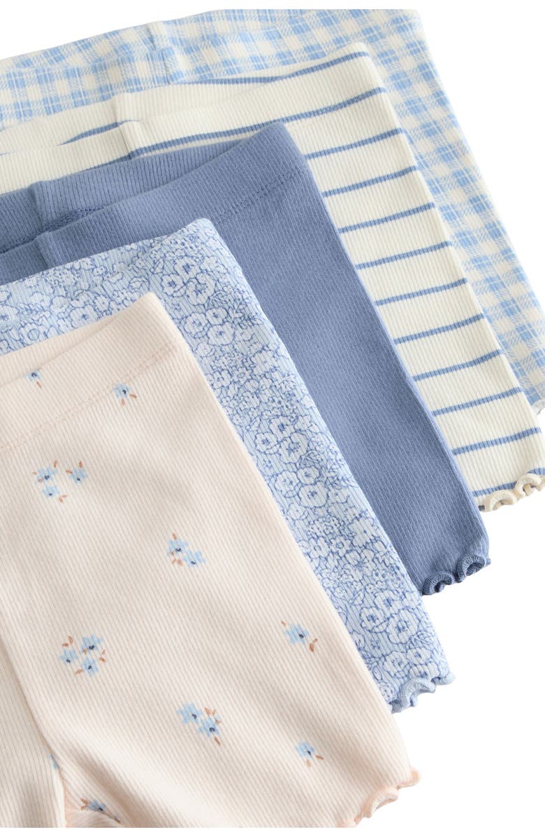 NEXT Kids' Assorted 5-Pack Rib Bike Shorts, Alternate, color, 