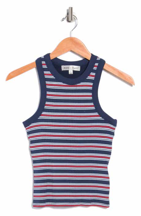 Madden Girl Stripe Rib Tank