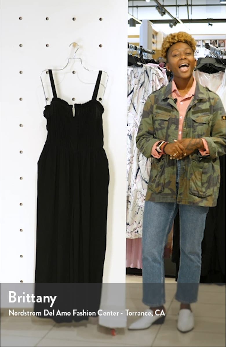 Pintuck Cami Jumpsuit in Solid, sales video thumbnail