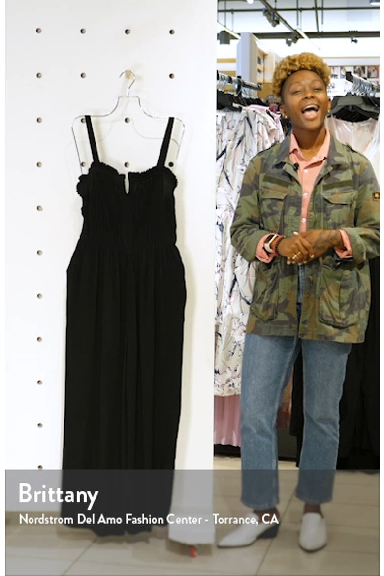 Pintuck Cami Jumpsuit in Solid video