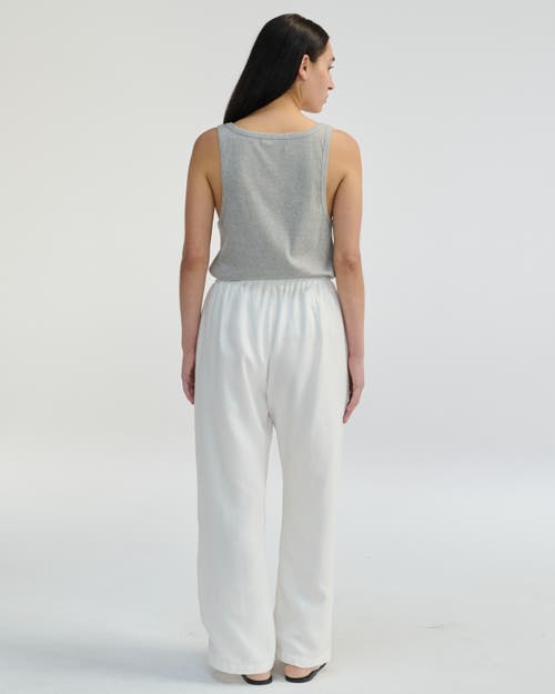 Almina Concept Relaxed Ribbed Tank Top In Grey