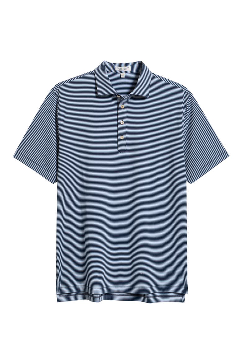 Wynn Stripe Summer Comfort Performance Jersey Polo, Alternate, color, NAVY
