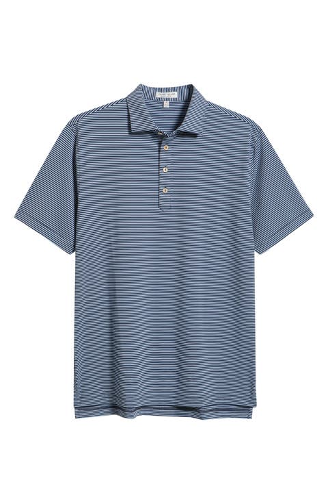Wynn Stripe Summer Comfort Performance Jersey Polo