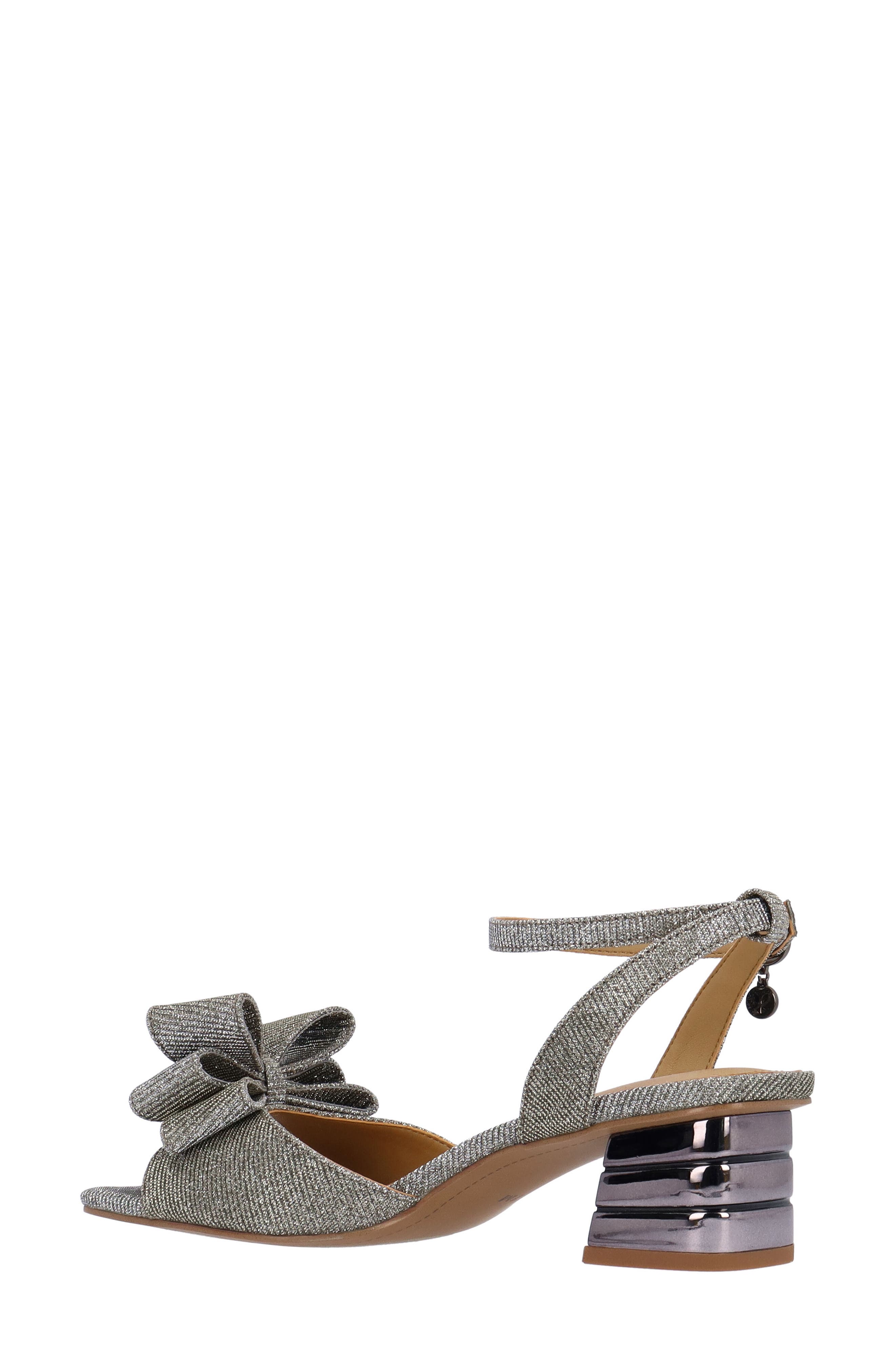 J. Reneé Novela Ankle Strap Sandal, Alternate, color, Pewter