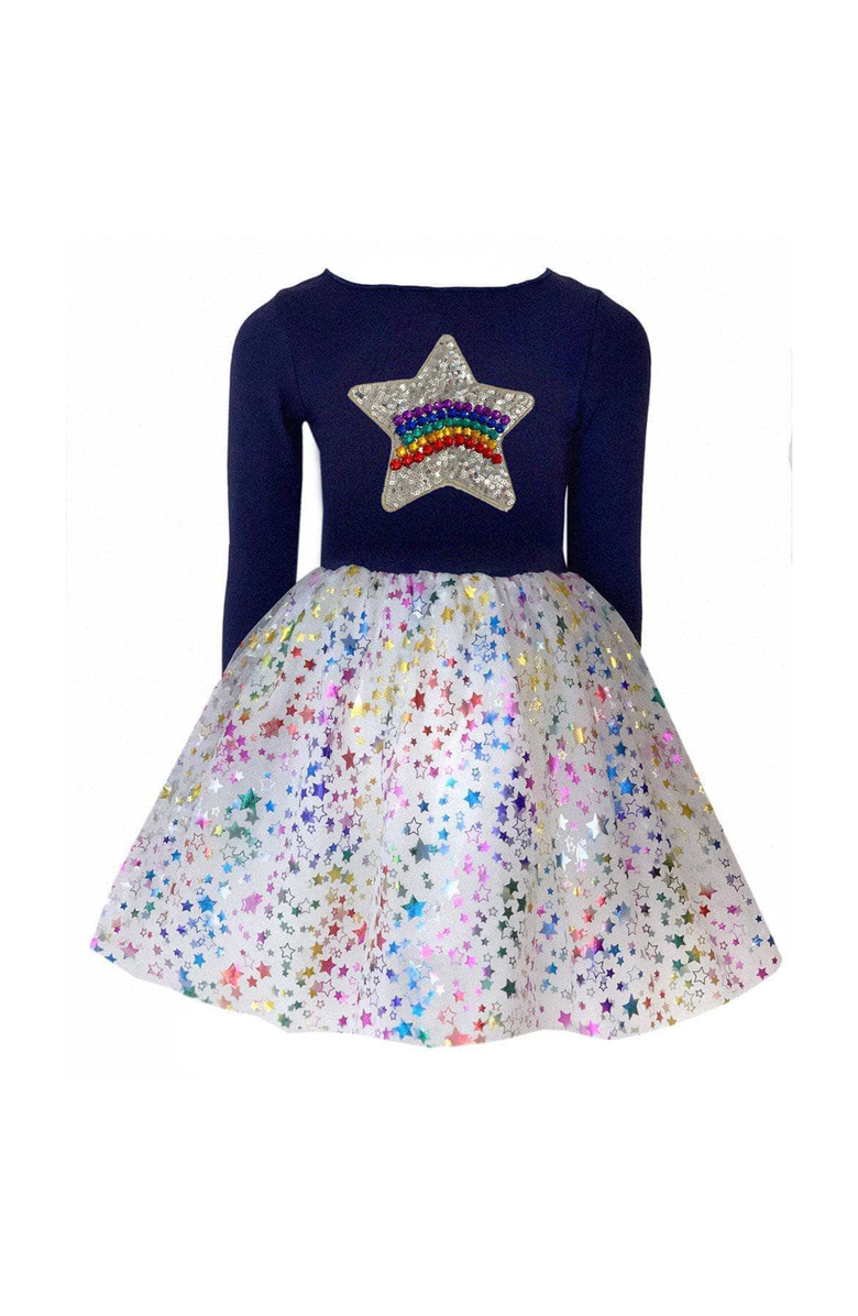 Lola + The Boys Shining Star Fairydust Tutu Dress, Main, color,