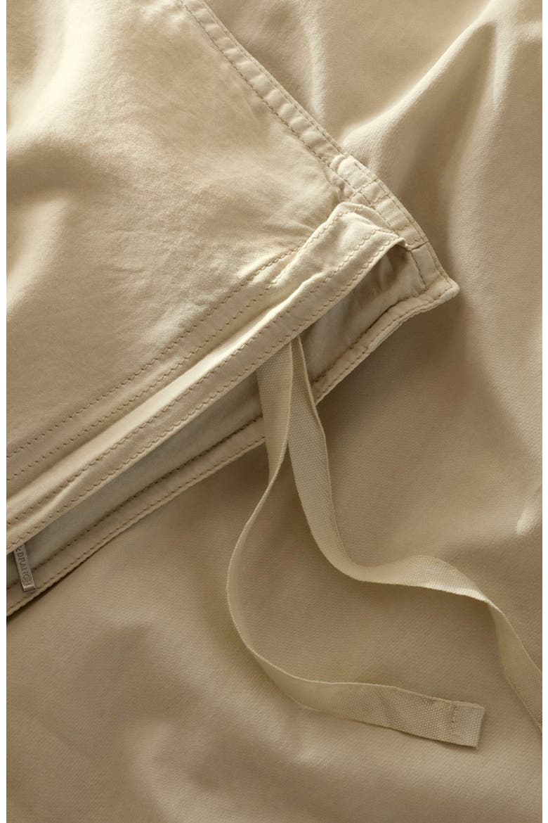 Signature Vintage Washed Organic Cotton Duvet Cover & Shams Set, Alternate, color, VINTAGE SAND
