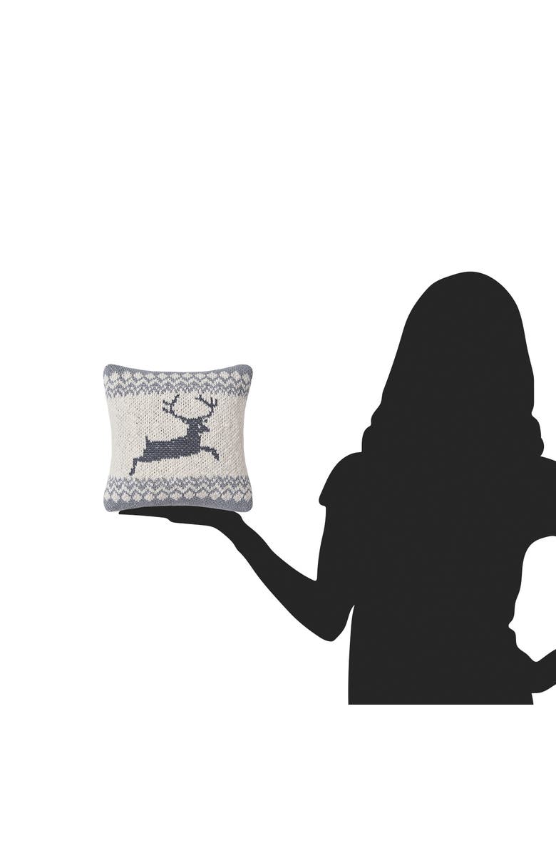 C&F Home Deer Decorative Throw Pillows, Alternate, color, Grey