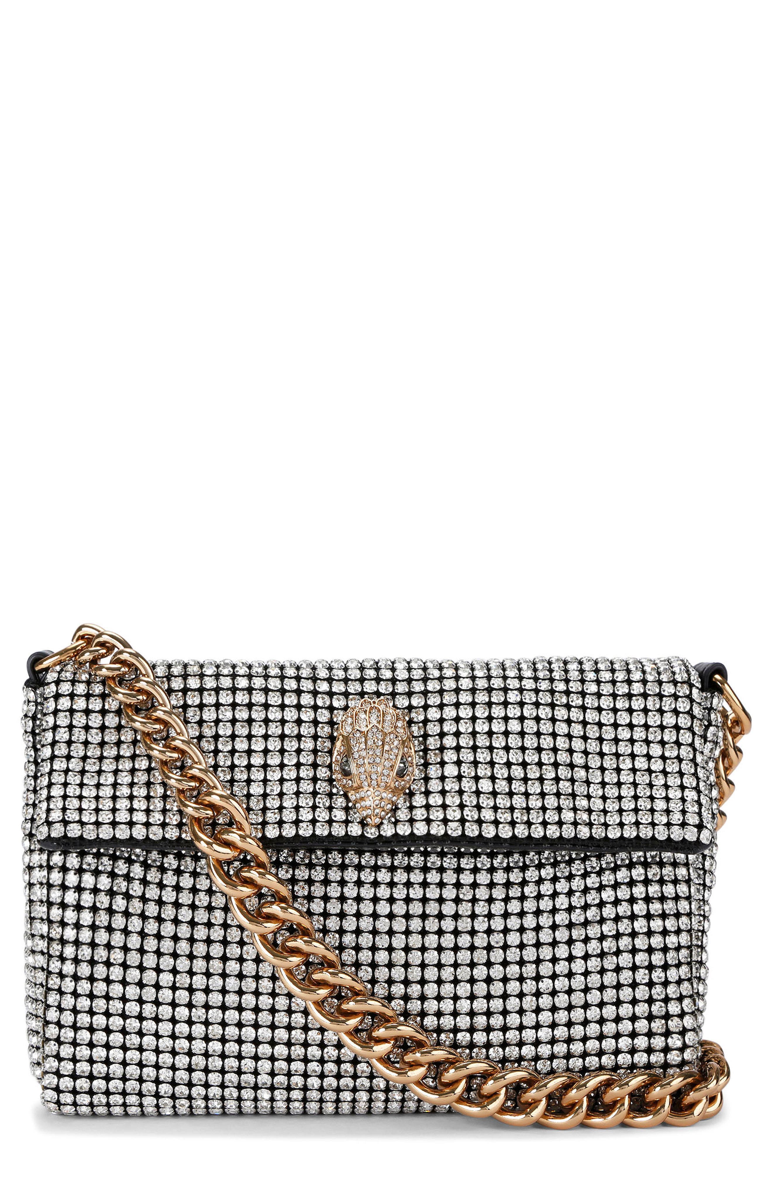 Kurt Geiger London Small Party Shoulder Bag in Silver 