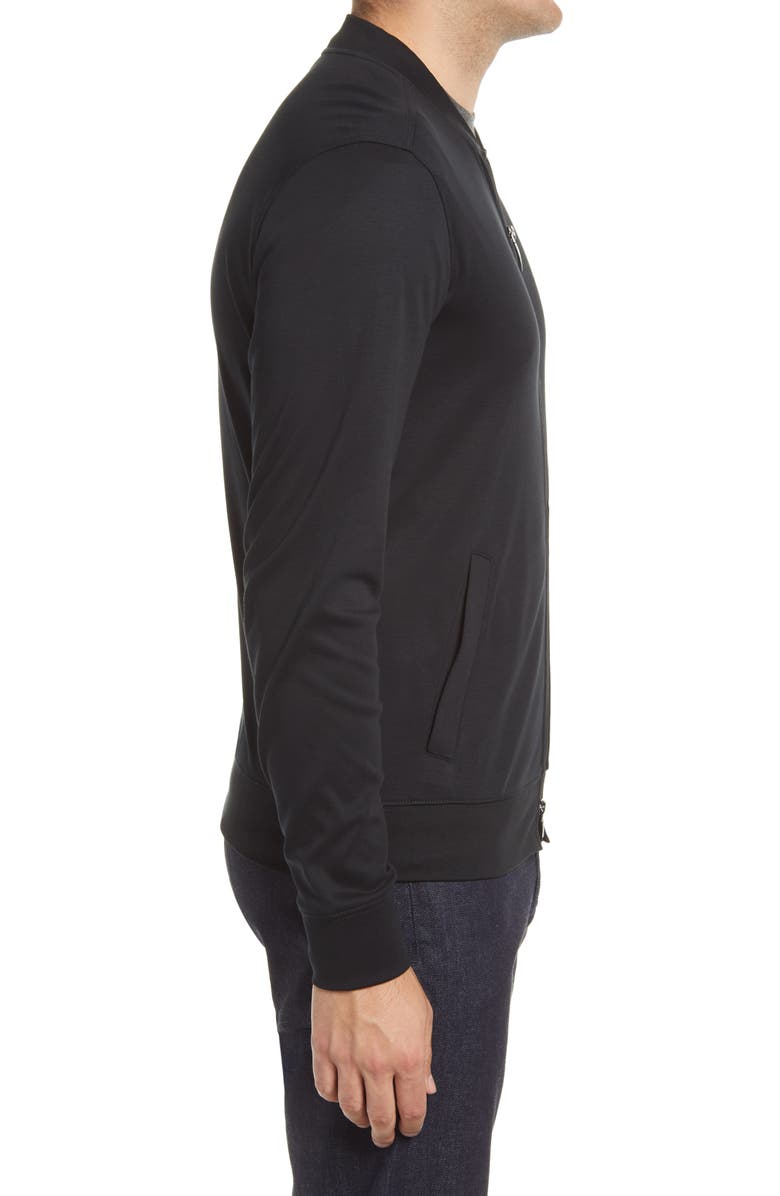 Robert Barakett Georgia Pima Cotton Jacket, Alternate, color, Black