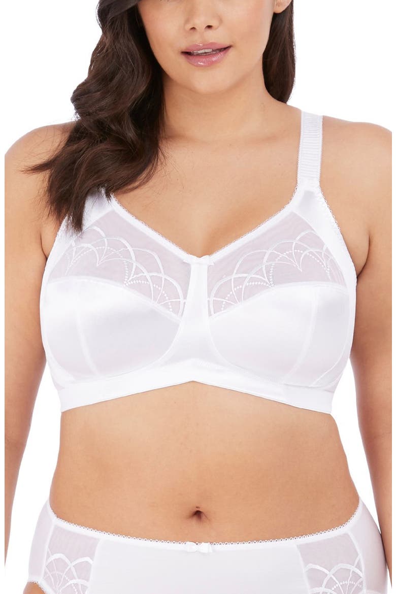 Cate Full Figure Soft Cup Bra, Alternate, color, WHITE