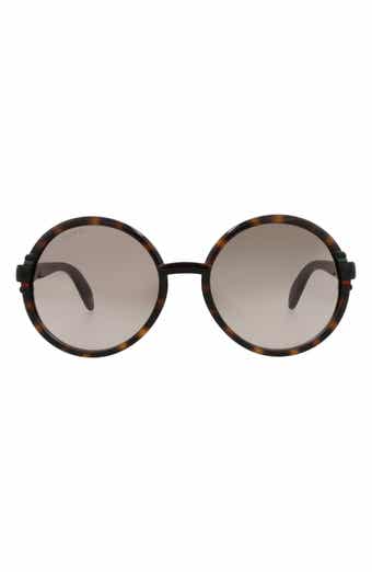 Gucci 58mm Fashion Round Sunglasses