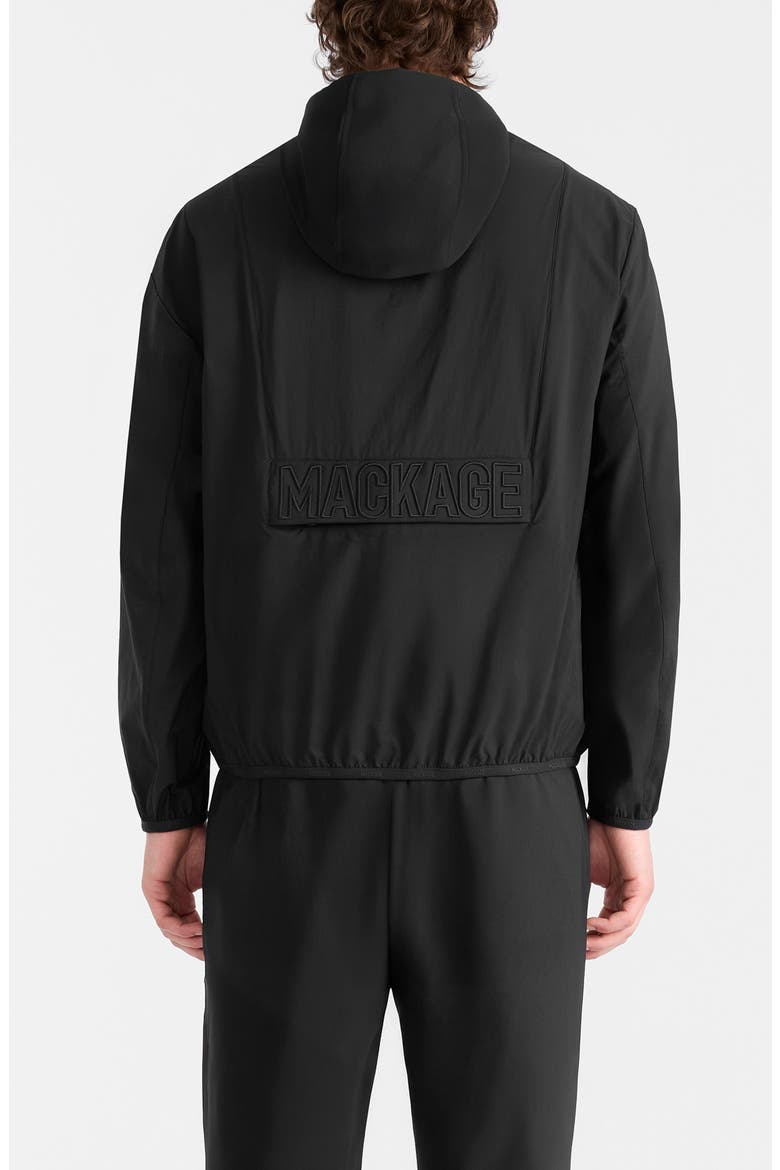 Reid Packable Rain Jacket, Alternate, color, BLACK