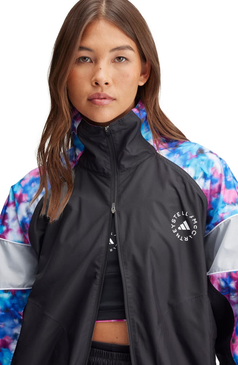 adidas by Stella McCartney Track Jacket, Alternate, color, Signal Cyan