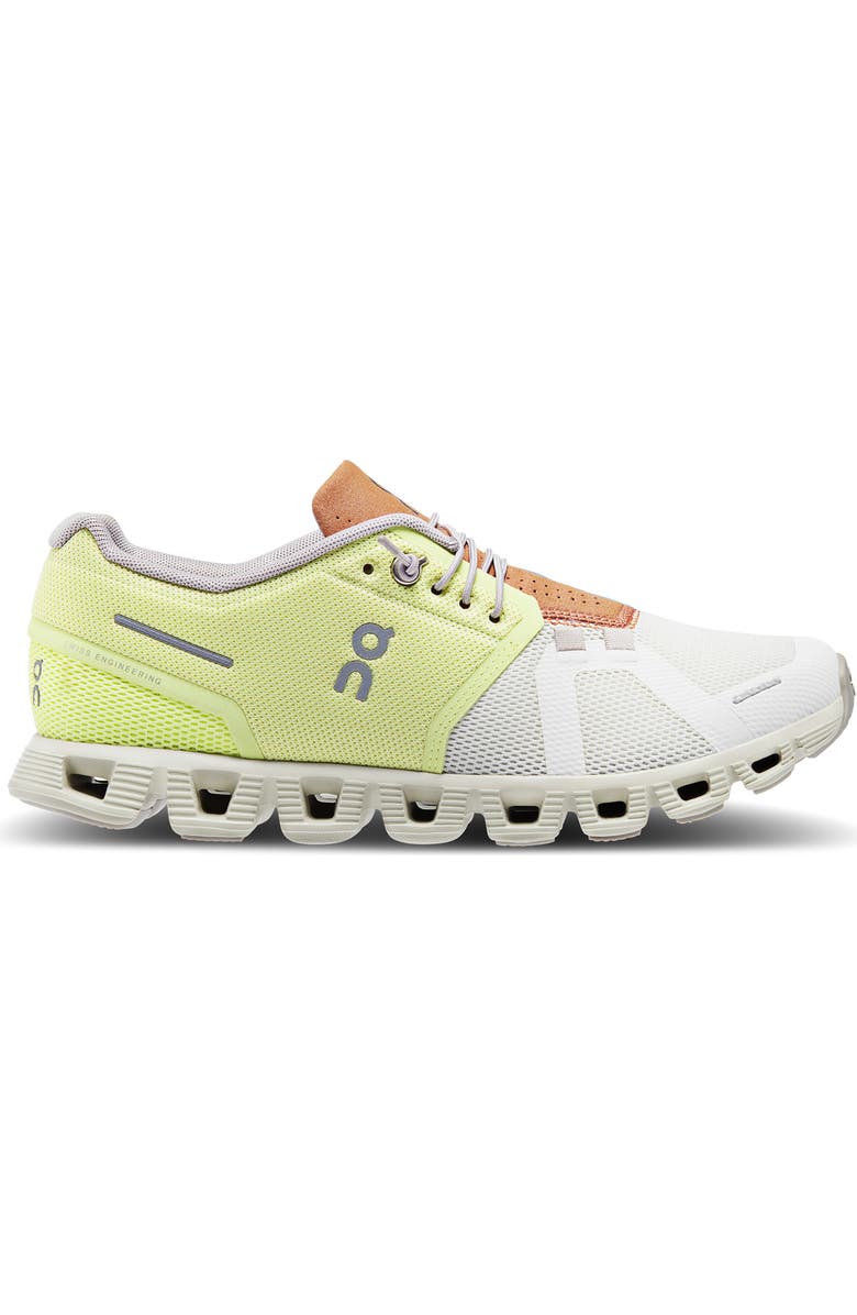 On Cloud 5 Running Shoe, Alternate, color, Hay/Ice