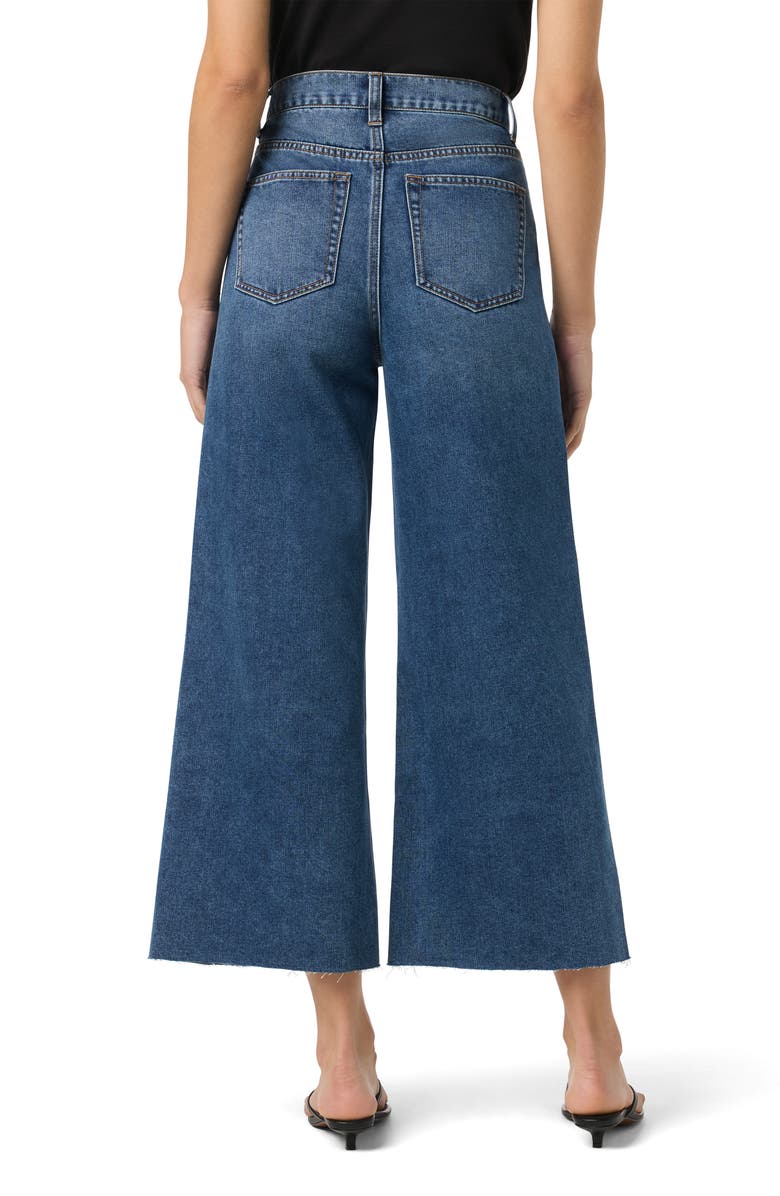 Joe's Raw Hem High Waist Crop Wide Leg Jeans, Alternate, color, Nereo