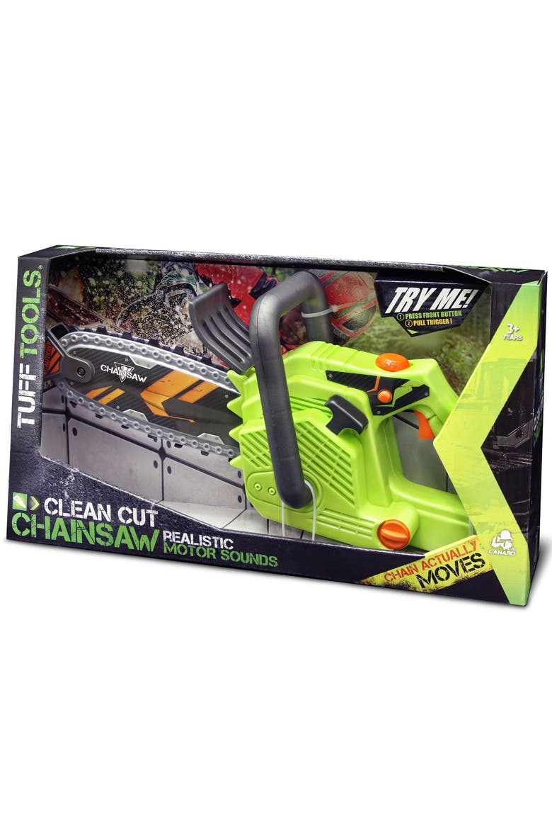Tuff Tools Clean Cut Chainsaw Kids Sounds & Action Toy, Main, color, Multicolored