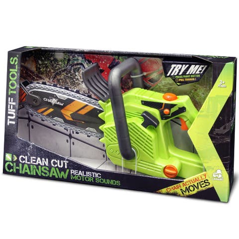 Tuff Tools Clean Cut Chainsaw Kids Sounds & Action Toy