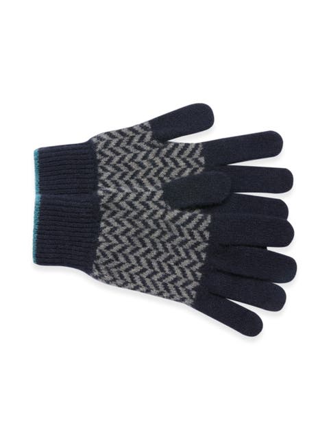 British Lambswool Chevron Gloves