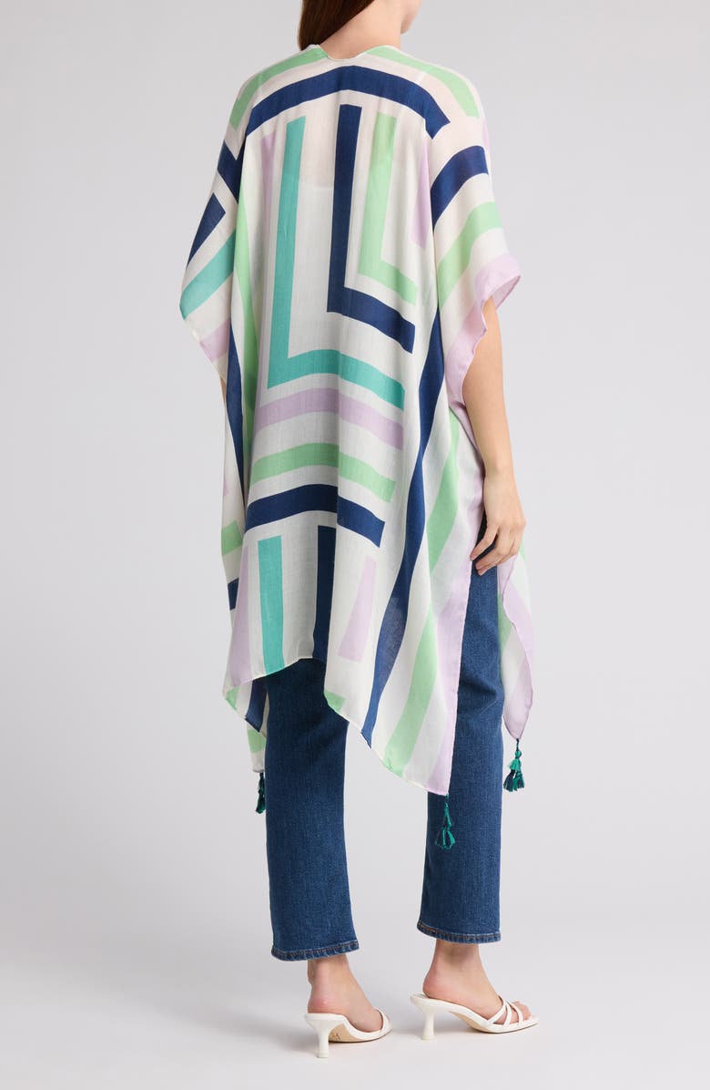 AREA STARS Stripe Topper, Alternate, color, Navy