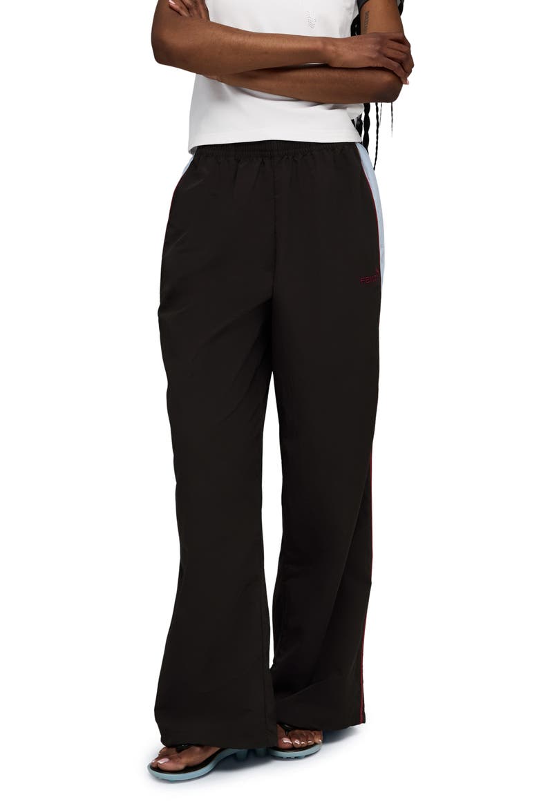 x FENTY Nylon Track Pants, Main, color, PUMA BLACK