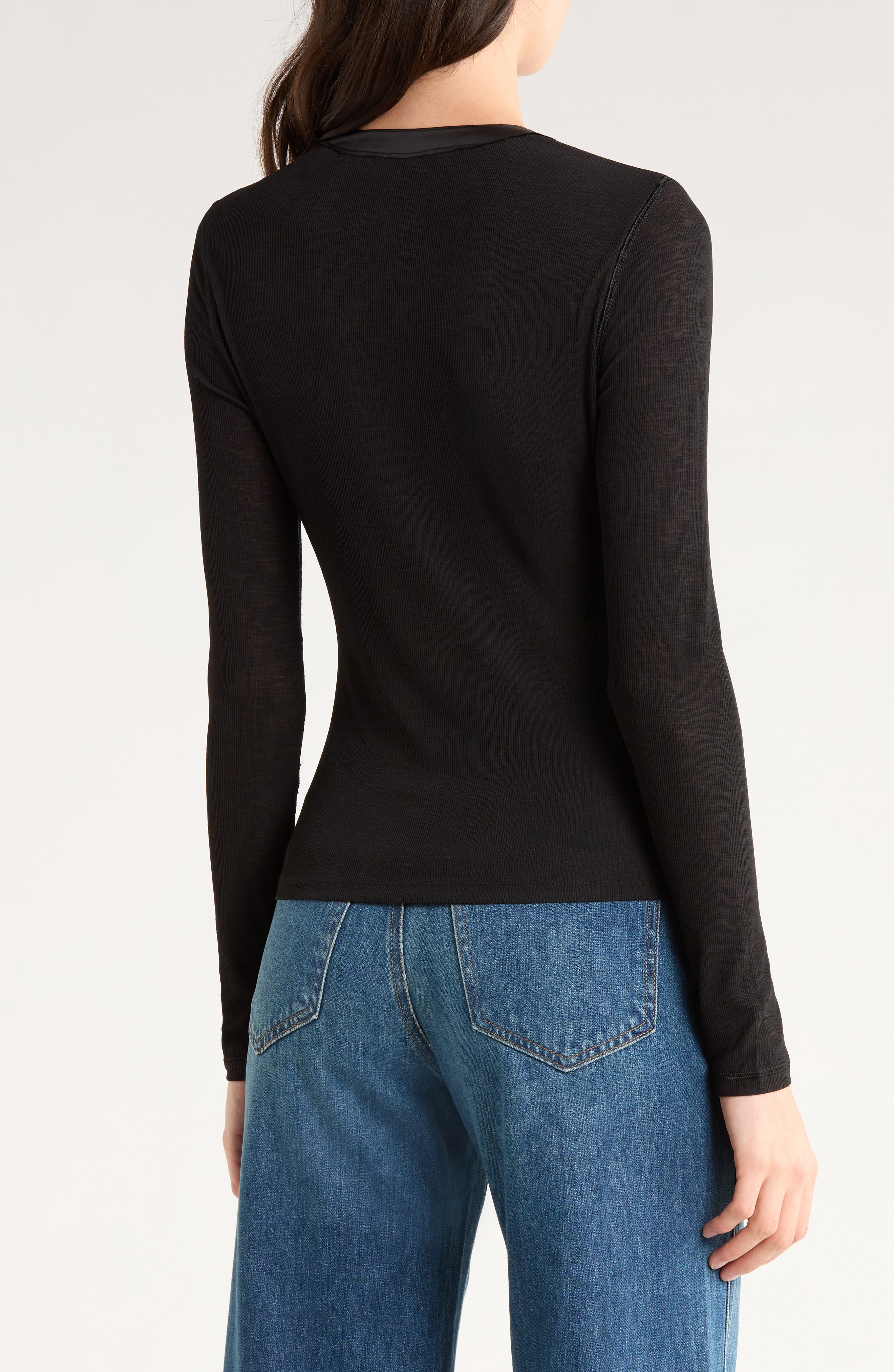 Drexler Knit Henley Top - image 2