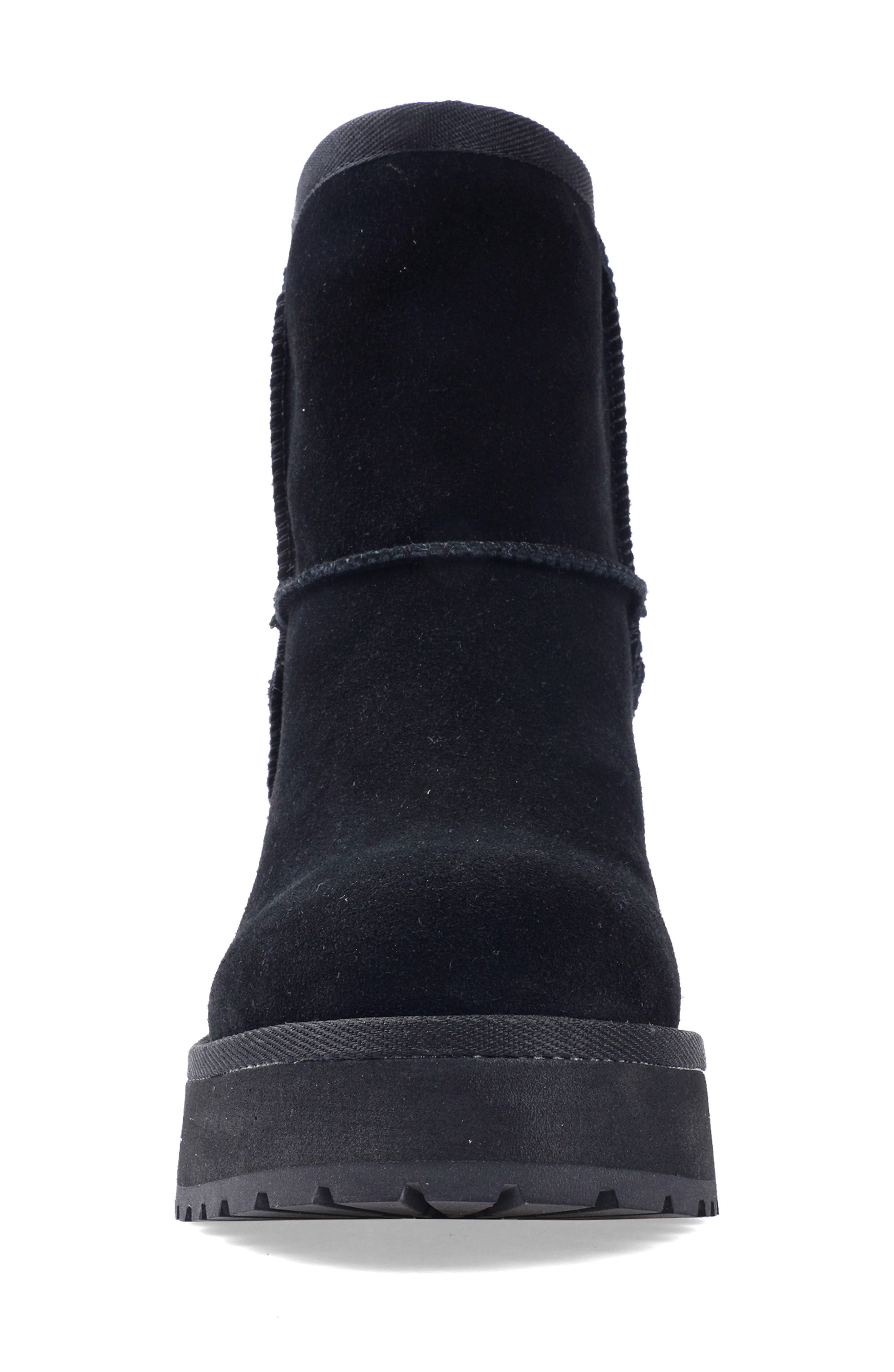 Candie's Luccia Platform Bootie, Alternate, color, Black Suede