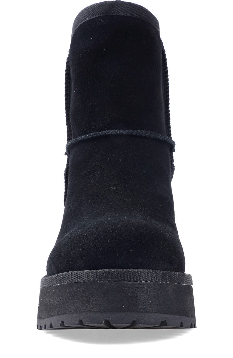 Candie's Luccia Platform Bootie, Alternate, color, Black Suede
