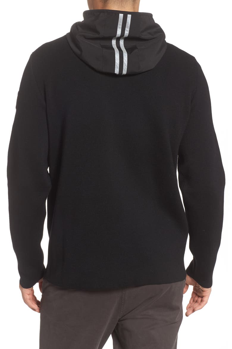 Elgin Zip Hoodie, Alternate, color, BLACK