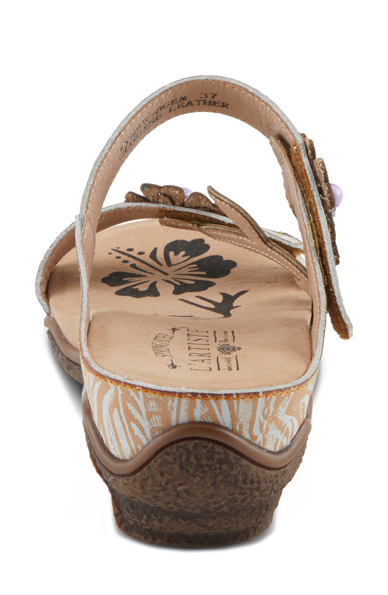 L
Artiste by Spring Step Aymee Sandal, Alternate, color, Beige Multi