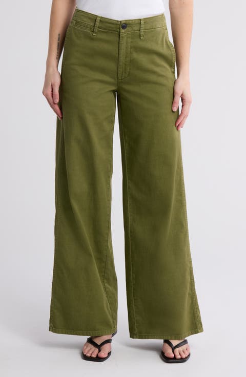 Sofie Wide Leg Chino Pants