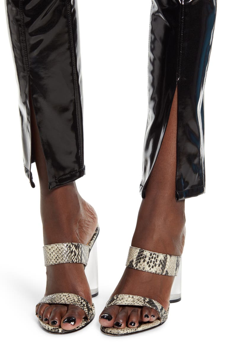 BLANKNYC Patent Faux Leather Leggings, Alternate, color, 