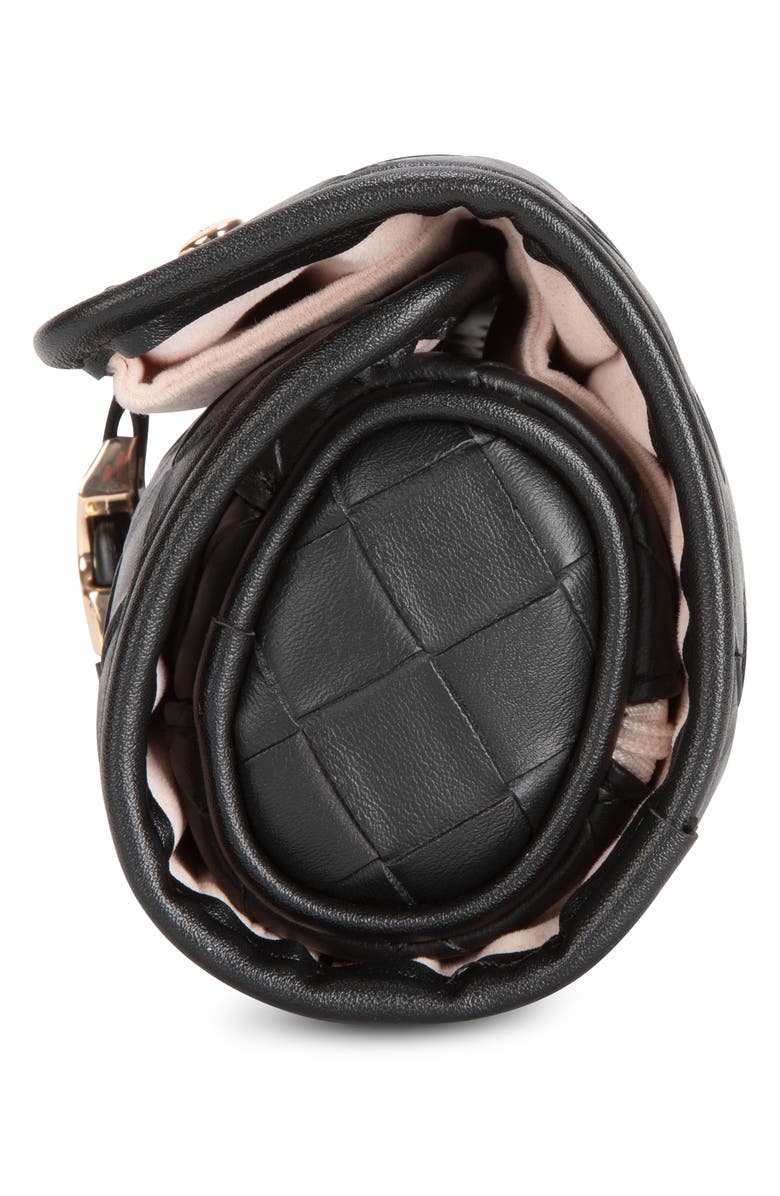 Stephanie Johnson Belize Raven Ashley Jewelry Roll, Alternate, color, Black