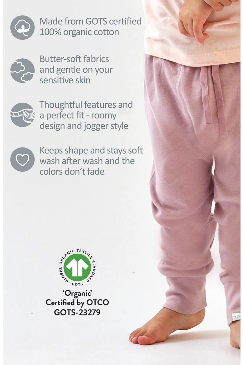 Kids' Jordan Assorted 4-Pack Organic Cotton Joggers, Alternate, color, SORBET