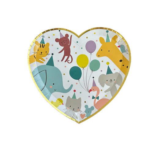 Shop Daydream Society Little Celebrations Heart Small Plates In Assorted Pre-pack