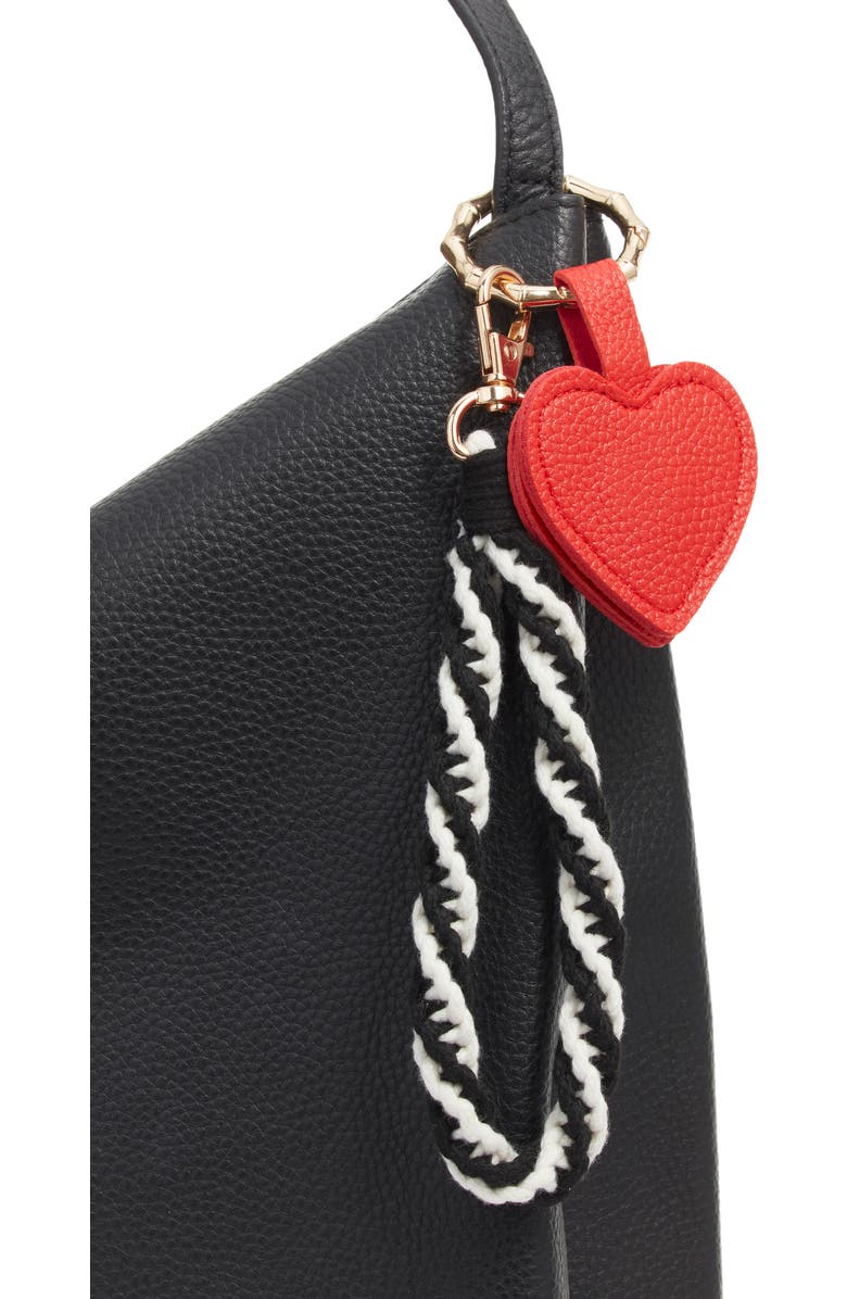 Chelsea28 Heart Faux Leather Bag Charm, Alternate, color, Red Multi- Gold